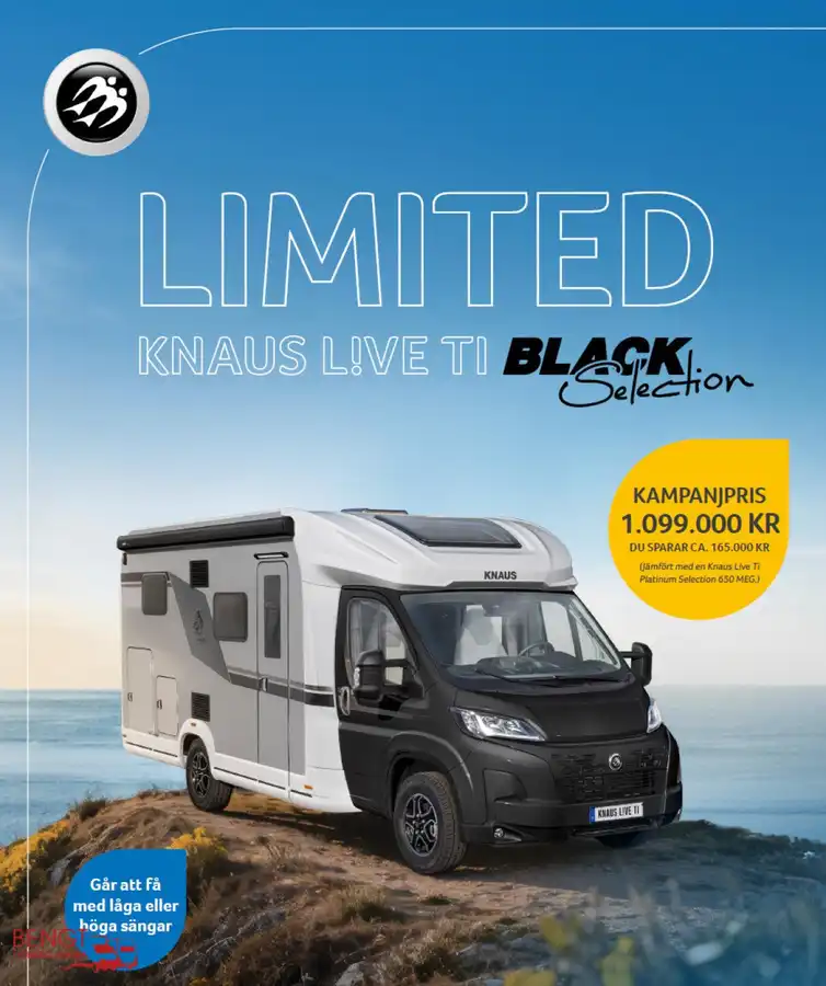 Knaus Live TI 650 MEG Black Selection | KAMPANJ — bild 1 av 43