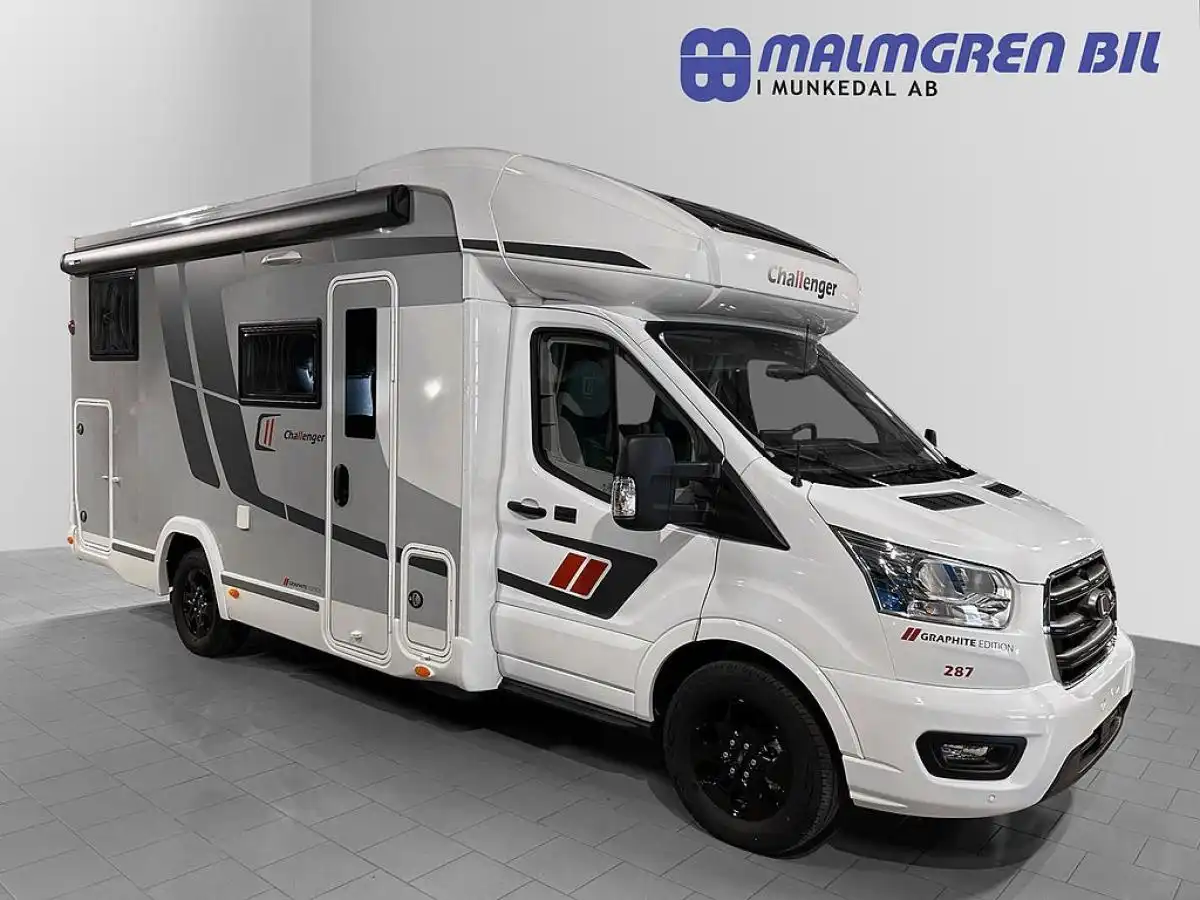 CHALLENGER 287GA Graphite Edition 165hk AUTOMAT Långbäddar 5-Sits — bild 1 av 32