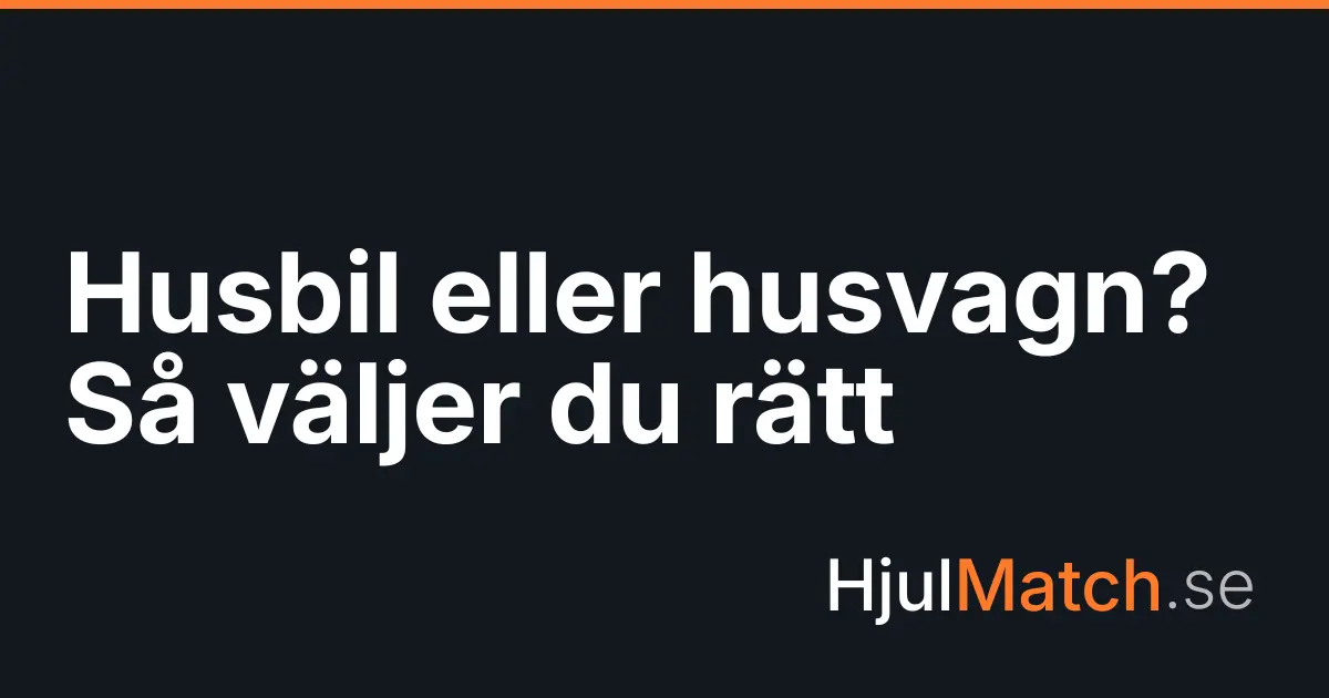 Illustration som jämför en husbil och en husvagn parkerade bredvid varandra vid en camping
